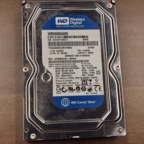 WD Caviar Blue 500G HDD