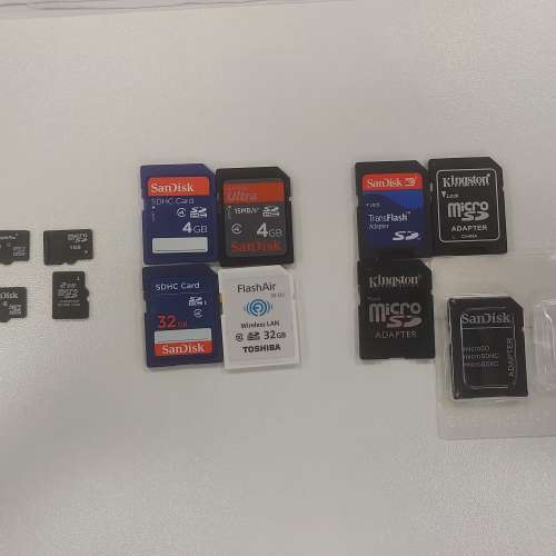 $50 Micro SD/SD/Adapter幾張