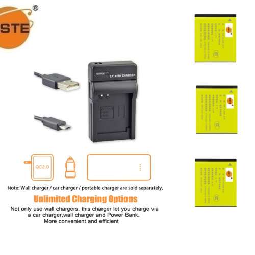 DSTE NB-4L Fully Decoded Lithium-Ion Battery  With USB-C Charger