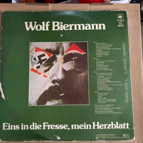 Wolf Biermann 唱片 Eins in die Fresse, mein Herzblatt