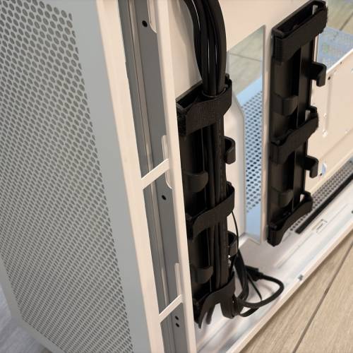 NZXT H7 Flow 白色電腦機箱+corsair lx 140 rgb風扇