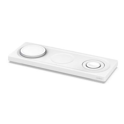 Belkin BOOST CHARGE PRO 3-in-1 Wireless Charging Pad with MagSafe,WIZ016my,全...