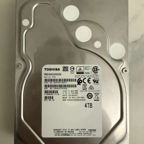 Toshiba 4TB Enterprise 3.5&rdquo; SATA HDD (MG04ACA400N)