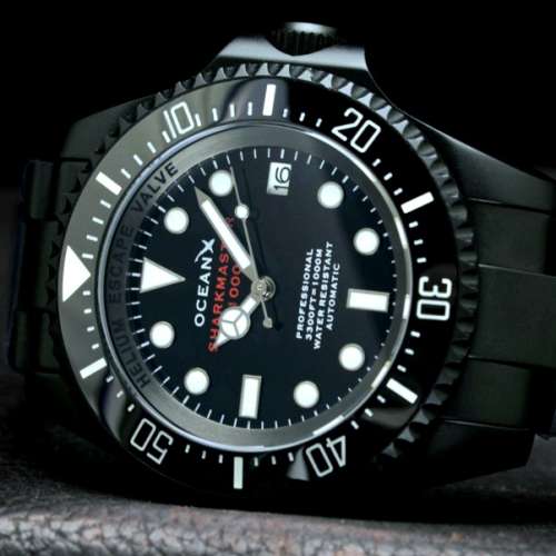 Oceanx sharkmaster 1000m DLC黑魂深潛自動錶