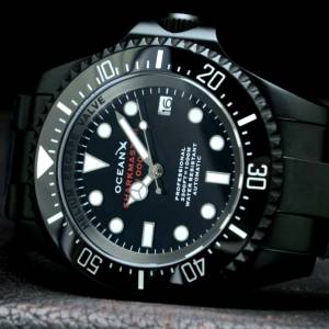Oceanx sharkmaster 1000m DLC黑魂深潛自動錶