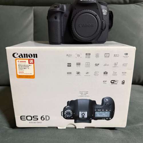 Canon EOS 6D Body with Box