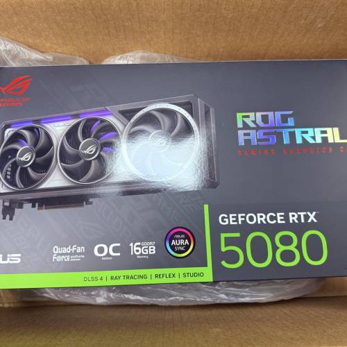 ASUS ROG ASTRAL RTX5080 O16G 顯示卡 RTX 5080