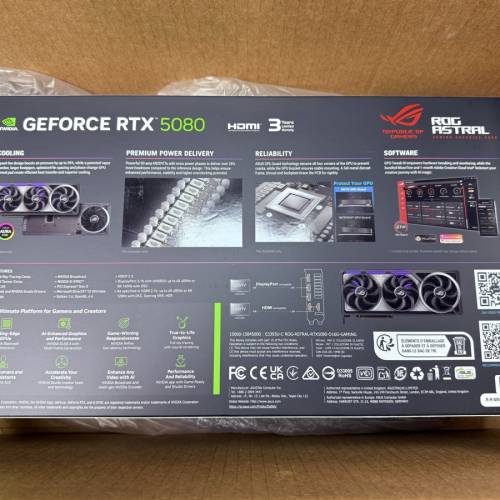 ASUS ROG ASTRAL RTX5080 O16G 顯示卡 RTX 5080