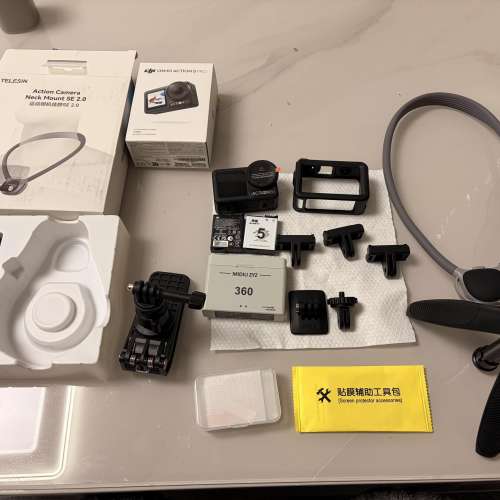 出一套大疆ACTINO5PRO 運動相機. 保養還有10個月左右，有隨心換，唔單出配件相機，...