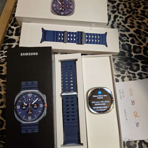 Samsung Galaxy Watch Ultra (2025) 深海藍  LTE 47mm 香港行貨 剛於 7月買入
