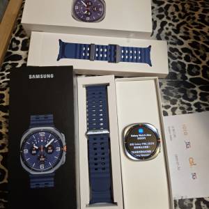 Samsung Galaxy Watch Ultra (2025) 深海藍  LTE 47mm 香港行貨 剛於 7月買入