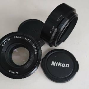 nikon 50mm f1.8 Ais 日本版單反手動餅鏡