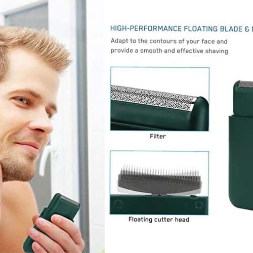 VGR ULTRA Think Premium Shaver Wet/Dry Razor (with POP-Up Trimmer)