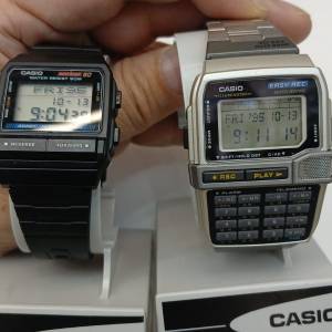 ( Auction-Grade拍賣级 )全新古董Vintage Casio DBC-V500, DB53 Data-Bank Watch ( ...