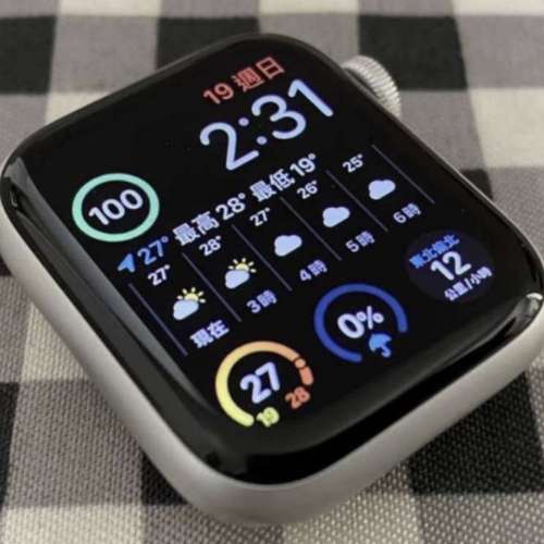 Apple Watch Series 8 45mm GPS版本 銀色 行貨 95%新 非常少用和新淨 操作和功能全...