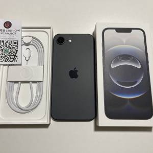 港行現不議價 iPhone 16e 128gb 外觀全新 黑色 電池健康度100% 充電57次 一年蘋果...