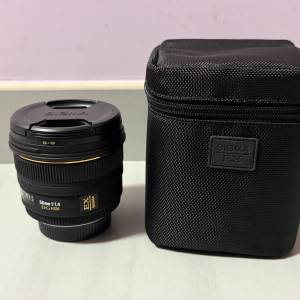 99%新 Sigma 50mm f/1.4 DC HSM EX 鏡頭 for Nikon