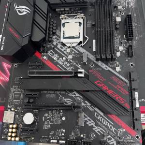 INTEL i5-10400F，連華碩 ROG STRIX B460-H GAMING