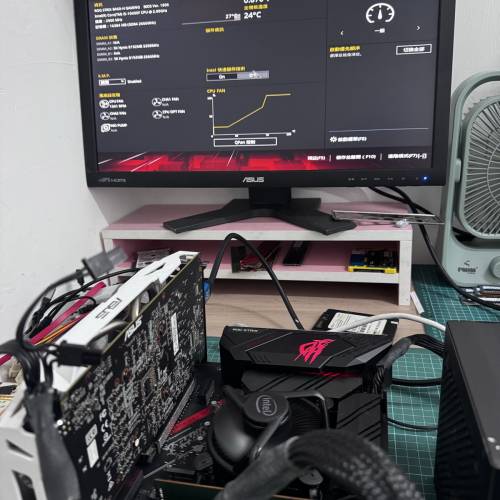 INTEL i5-10400F，連華碩 ROG STRIX B460-H GAMING