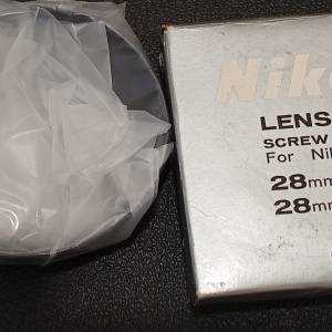 📸Nikon HN-2 原裝金屬遮光罩 28mm f/2.8 f/3.5 鏡頭專用"