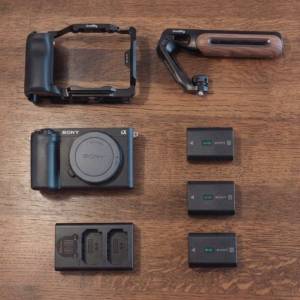 全套 Sony ZV-E1 開工拍vlog套裝 3電 SmallRig cage + Handle