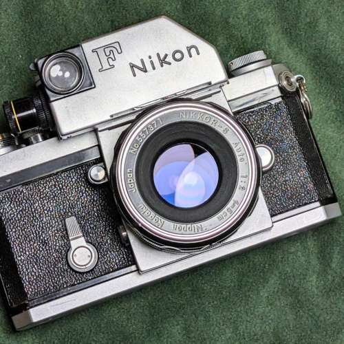 Nikon F (富士山Logo) + 初代測光頂 + Nippon Kogaku 5cm f/2