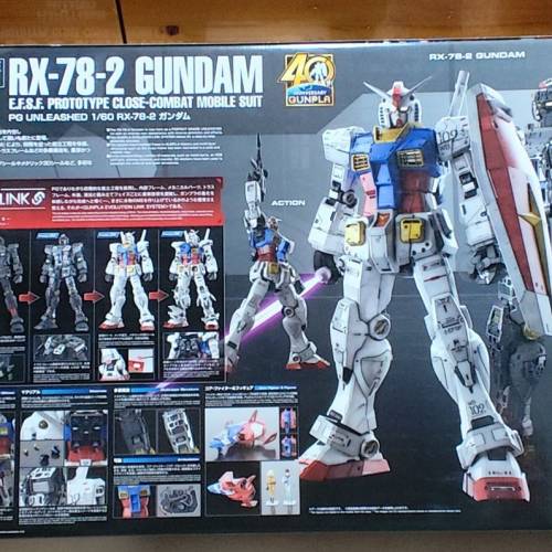 Bandai RX-78-2 1/60 40th Anniversary plastic model