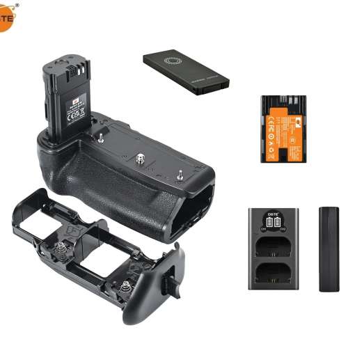 DSTE BG-R20RC Battery Grip With Battery and LCD Display USB-C Dual Charger
