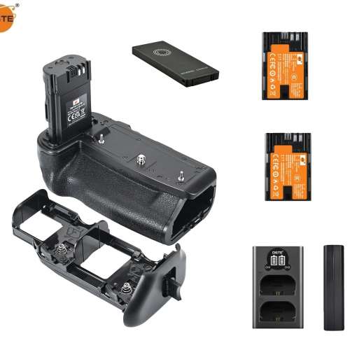 DSTE BG-R20RC Battery Grip With Battery and LCD Display USB-C Dual Charger