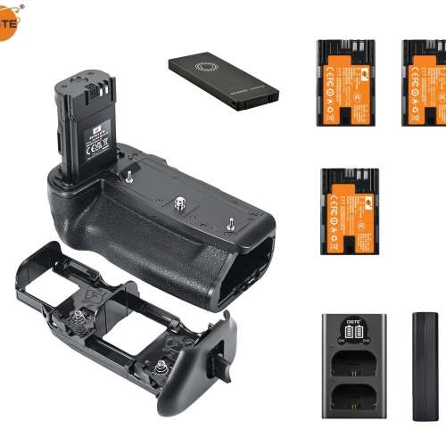 DSTE BG-R20RC Battery Grip With Battery and LCD Display USB-C Dual Charger