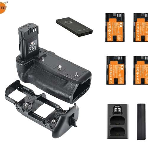 DSTE BG-R20RC Battery Grip With Battery and LCD Display USB-C Dual Charger