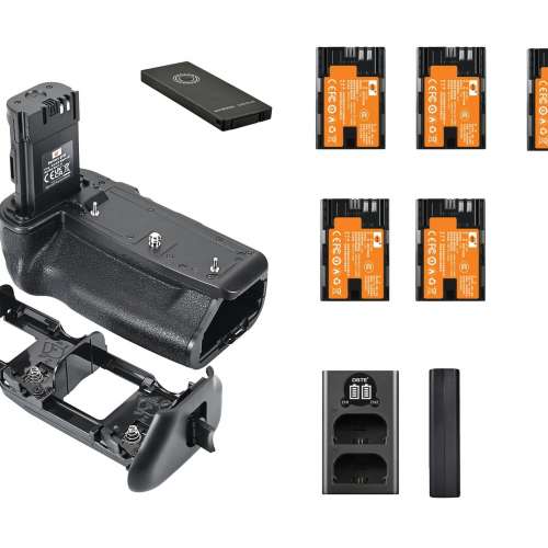 DSTE BG-R20RC Battery Grip With Battery and LCD Display USB-C Dual Charger