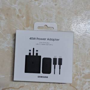 三星45W原廠原裝全新充電器火牛帶線（全新未拆）只寄順豐，能接受再PM