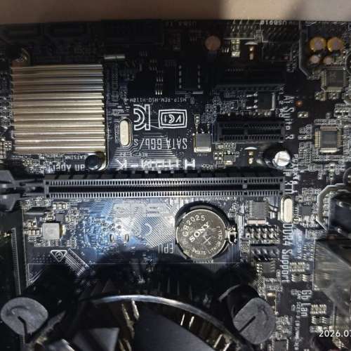 ASUS H110M-K 主機加i5-6500加 DDR4 8GBx2