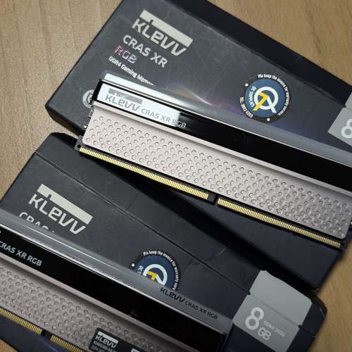 KLEVV CRAS XR RGB DDR4 3600 記憶體 8GB x 2 16GB 內存