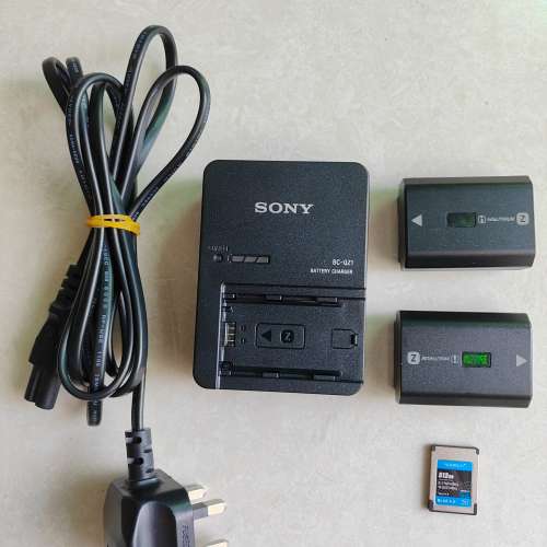 Sony A7RV A7R5 連盒3電cfa 512G及讀卡器