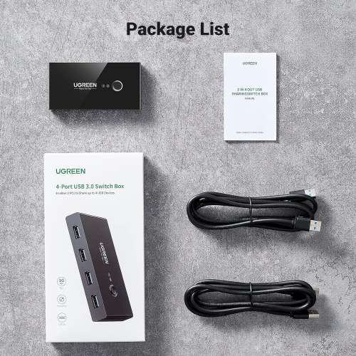 Computer Switch Selector KIT (USB 3.0) for 2 Computers