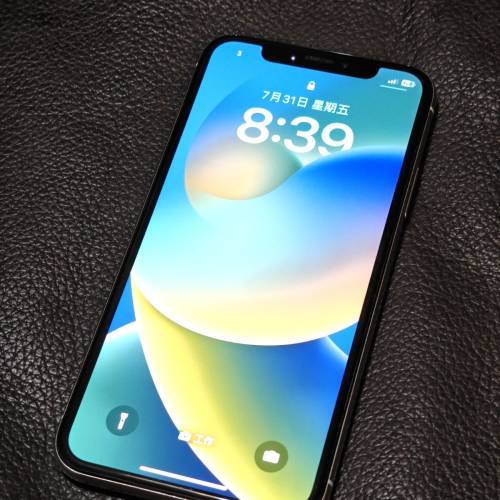iPhone X 256GB 白色 100% 電池
