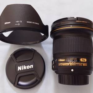 Nikon AF-S NIKKOR 20mm F1.8G ED