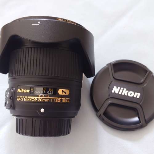 Nikon AF-S NIKKOR 20mm F1.8G ED