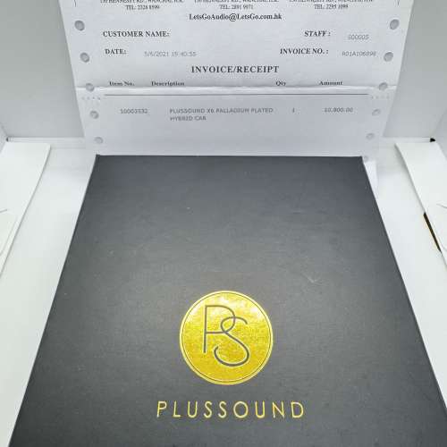 PLUSSOUND X6 PALLADIUM PLATED HYBRID CAB