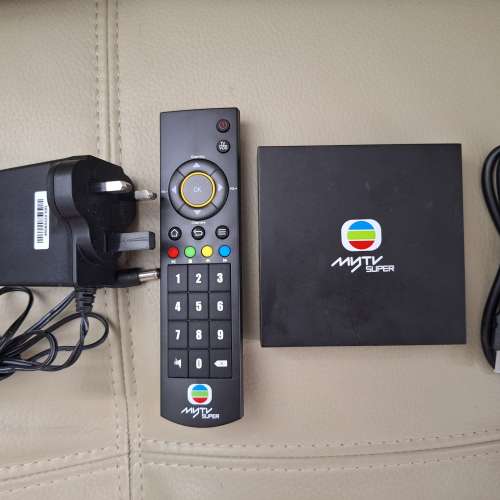 無需天線 新淨全套TVB myTV super電視機頂盒 上網即收睇20多個電視節目