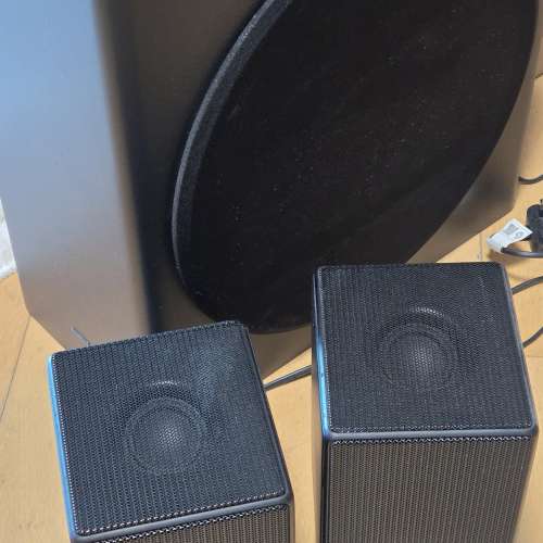 三星 samsung soundbar，重低音箱，後置喇叭