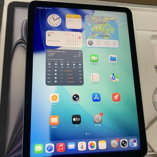 99%New US iPad Air 7th Gen (2025 M3) 11-inch WiFi 128GB Space Gray 保到7-5-2027