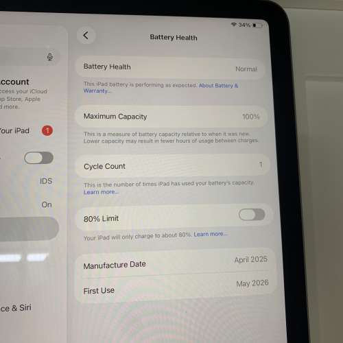 99%New US iPad Air 7th Gen (2025 M3) 11-inch WiFi 128GB Space Gray 保到7-5-2027
