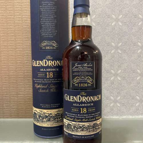 glendronach 18 2017入樽 billy walker版本