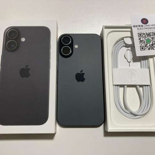 全原裝 不議價 電池99% iPhone 16 plus + 128gb Desert eSim + 1實體sim what app ...