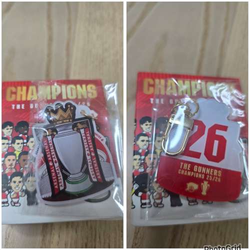 全新 四格 盲盒 阿仙奴 Arsenal champions 隱藏款