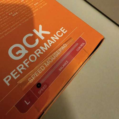 SteelSeries QcK Performance 布質滑鼠墊 (63430) (Speed-L-黑色)
