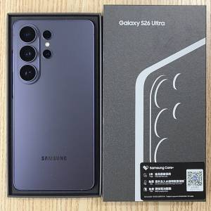 99.99%新 SAMSUNG Galaxy S26 Ultra (12+512) 星暮紫 百老匯行貨